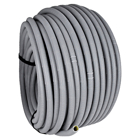 Biegsames Panzerrohr FXP 32 mittel gewellt silikonfrei grau 100m