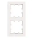 Rahmen 2-fach, Design VISIO S CUBIC, weiß