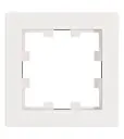 Rahmen 1-fach, Design VISIO S CUBIC, weiß 