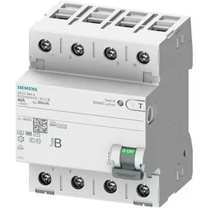 5SV3344-4 FI TYP B KURZZEIT 4P 40A/30MA