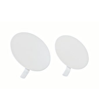 Universal-Federsteckdeckel d70mm, weiß