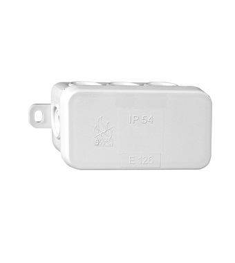 AP-K-Abzweigdose 85x44xt40mm, Schneideinführung-IP54 grau